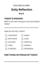 From A Boy to a Man Journal